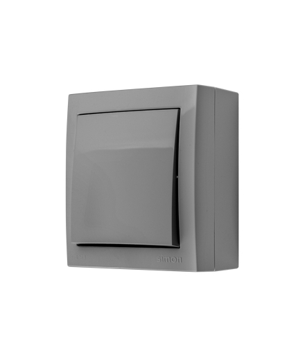 Łącznik jednobiegunowy bryzgoszczelny szary 10AX ACW1/16 AquaClick