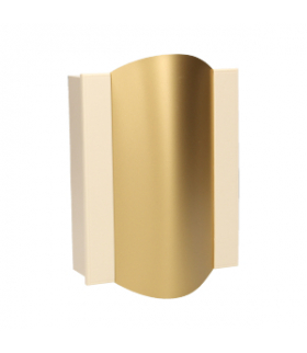 Dzwonek elektromechaniczny dwutonowy TON COLOR 8V, beżowo-złoty Orno OR-DP-VD-144/BG-C/8V