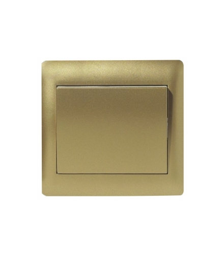 Łącznik pojedynczy 10AX 250V szampan Orno OR-B01-C