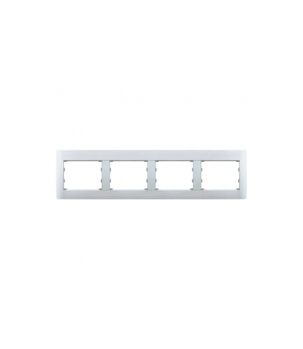 Ramka poczwórna pozioma szampan Orno OR-B36-C