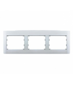 Ramka potrójna pozioma szampan Orno OR-B45-C