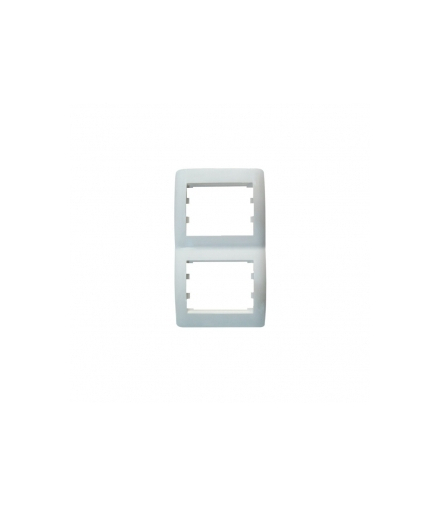 Ramka podwójna pionowa, brąz antyczny Orno OR-B51-A