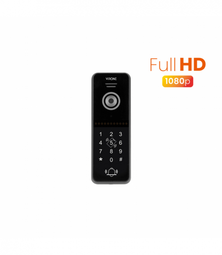 Wideo kaseta Full HD 1080P, jednorodzinna, z szyfratorem i czytnikiem kart i breloków zbliżeniowych 13,56MHz, do rozbudowy syste