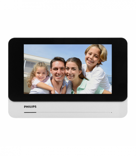 Philips WelcomeEye AddTouch, monitor LCD 7", ekran dotykowy, sterowanie bramą, interkom, do rozbudowy zestawów z serii WelcomeEy