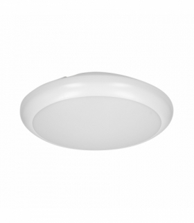 LAPIS LED 12W, plafon oświetleniowy, 800lm, IP65, 4000K, IK10, poliwęglan mleczny, biały Orno AD-PL-6118WLPM4