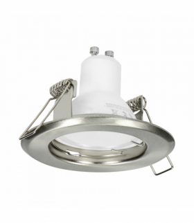 SUTRI RC ramka dekoracyjna oprawy punktowej, MR16/GU10 max 50W, okrągła, stała, satyna Orno AD-OD-6175/N