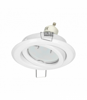 SUTRI RM ramka dekoracyjna oprawy punktowej, MR16/GU10 max 50W, okrągła, regulowana, biała Orno AD-OD-6176/W