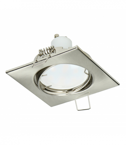 SUTRI SM ramka dekoracyjna oprawy punktowej, MR16/GU10 max 50W, kwadrat, regulowana, satyna Orno AD-OD-6178/N