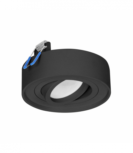 SORMUS R ramka dekoracyjna oprawy punktowej, MR16/GU10 max 50W, regulowana, koło, czarna Orno AD-OD-6169/B