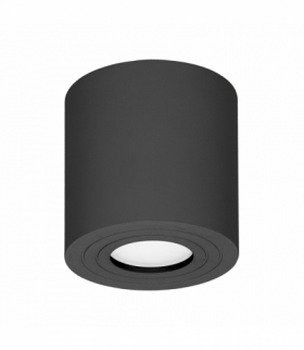 MEGY DLR GU10 downlight max 50W, IP54, okrągły, czarny, aluminium Orno AD-OD-6144BGU10