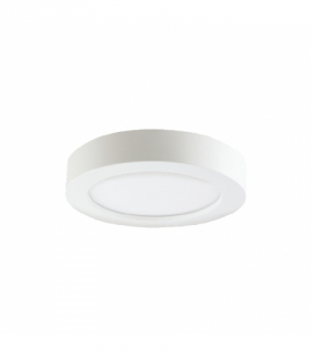 CITY LED 12W, oprawa downlight, natynkowa, okrągła, 780lm, 3000K, biała, wbudowany zasilacz LED Orno AD-OD-6057WLX3