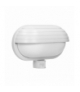 MUSAM, oprawa ogrodowa z czujnikiem ruchu 180°, 1x60W, E27, IP44, z przesłoną, plastik, biała Orno LF-1/W