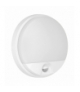 AGAT LED 10W, oprawa ogrodowa z czujnikiem ruchu 140st, 800lm, IP54, 4000K, biała Orno AD-OP-6111WLPMR4