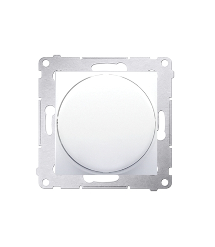 Ściemniacz obrotowy dwubiegunowy do LED ściemnialnych 230V (moduł) 5-215W (Wymagana instalacja 4-przewodowa), biały DS9L2.01/11