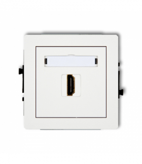 DECO Mechanizm gniazda pojedynczego HDMI 2.0 Karlik DHDMI-3