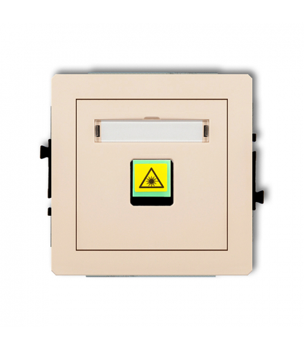 DECO Mechanizm gniazda światłowodowego/optycznego pojedynczego Karlik 1DGOP-1