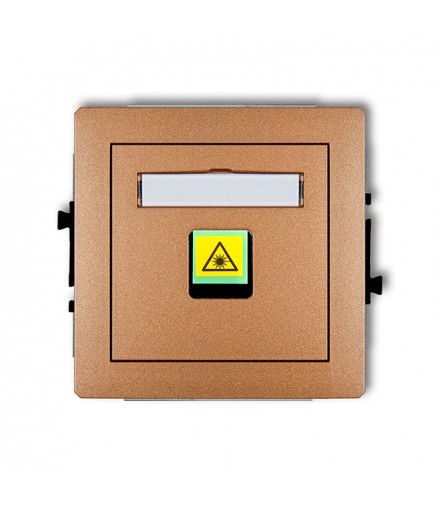 DECO Mechanizm gniazda światłowodowego/optycznego pojedynczego Karlik 8DGOP-1