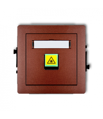 DECO Mechanizm gniazda światłowodowego/optycznego pojedynczego Karlik 9DGOP-1