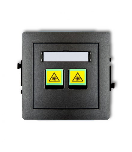 DECO Mechanizm gniazda światłowodowego/optycznego podwójnego Karlik 11DGOP-2