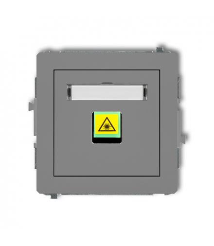 DECO Mechanizm gniazda światłowodowego/optycznego pojedynczego Karlik 27DGOP-1