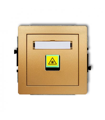 DECO Mechanizm gniazda światłowodowego/optycznego pojedynczego Karlik 29DGOP-1