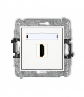 MINI Mechanizm gniazda pojedynczego HDMI 2.0 Karlik MHDMI-3