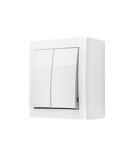 Łącznik świecznikowy podświetlany biały 10AX ACW5L/11 AquaClick