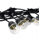 GIRLANDA 10 METRÓW Z ZARÓWKAMI FILAMENTOWYMI 10x 1,5W barwa ciepła EKO6925 EkoLight
