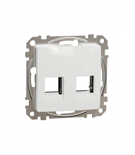 Sedna Design & Elements, Płytka centralna RDM kat. 5e/6 UTP, biała Schneider SDD111442C