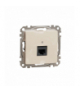 Sedna Design & Elements, Gniazdo komputerowe RJ45 kat. 6 UTP, beżowy Schneider SDD112461