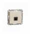 Sedna Design & Elements, Gniazdo komputerowe RJ45 kat. 6 UTP, beżowy Schneider SDD112461