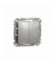 Sedna Design & Elements, Łącznik podwójny schodowy, srebrne aluminium Schneider SDD113108