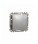 Sedna Design & Elements, Przycisk schodowy, srebrne aluminium Schneider SDD113116