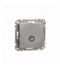 Sedna Design & Elements, Gniazdo TV końcowe (4dB), srebrne aluminium Schneider SDD113471