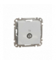 Sedna Design & Elements, Gniazdo TV przelotowe (10dB), srebrne aluminium Schneider SDD113478