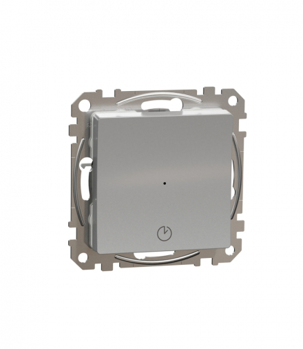 Sedna Design & Elements, Łącznik czasowy, srebrne aluminium Schneider SDD113508