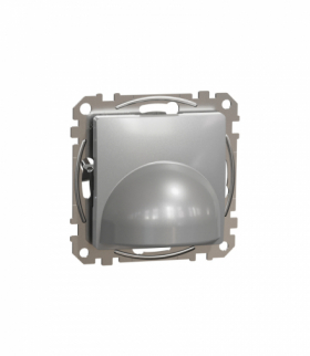 Sedna Design & Elements, Wypust kablowy, srebrne aluminium Schneider SDD113903