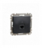 Sedna Design & Elements, Gniazdo komputerowe RJ45 kat. 5e UTP, czarny antracyt Schneider SDD114451