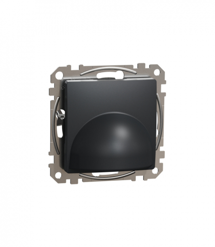 Sedna Design & Elements, Wypust kablowy, czarny antracyt Schneider SDD114903