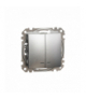 Sedna Design & Elements, Łącznik świecznikowy z podświetleniem, szczotowane aluminium Schneider SDD170105L