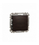 Sedna Design & Elements, Przycisk 1-biegunowy, wenge, efekt drewna Schneider SDD181111