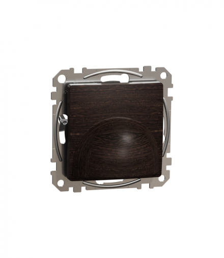 Sedna Design & Elements, Wypust kablowy, wenge, efekt drewna Schneider SDD181903