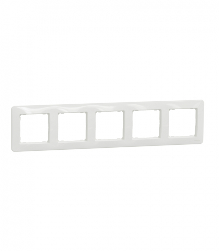 Sedna Design & Elements, Ramka 5-krotna, biała Schneider SDD311805