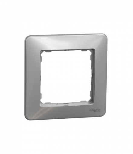 Sedna Design & Elements, Ramka 1-krotna, srebrne aluminium Schneider SDD313801