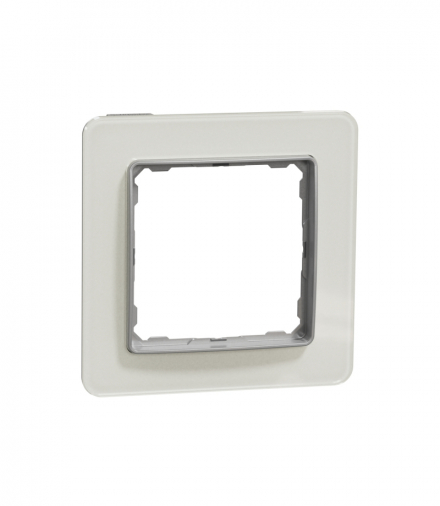 Sedna Design & Elements, Ramka 1-krotna, szkło białe, efekt szkła Schneider SDD360801
