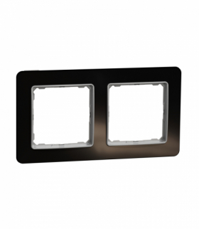Sedna Design & Elements, Ramka 2-krotna, szkło czarne, efekt szkła Schneider SDD361802