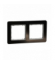 Sedna Design & Elements, Ramka 2-krotna, szkło czarne, efekt szkła Schneider SDD361802
