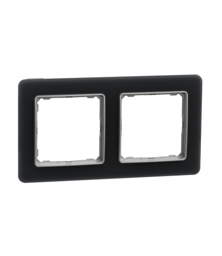 Sedna Design & Elements, Ramka 2-krotna, szkło przydymione, efekt szkła Schneider SDD362802