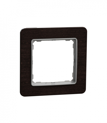 Sedna Design & Elements, Ramka 1-krotna, wenge, efekt drewna Schneider SDD381801
