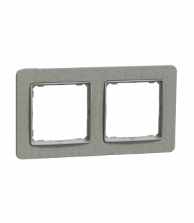 Sedna Design & Elements, Ramka 2-krotna, beton, efekt betonu Schneider SDD390802